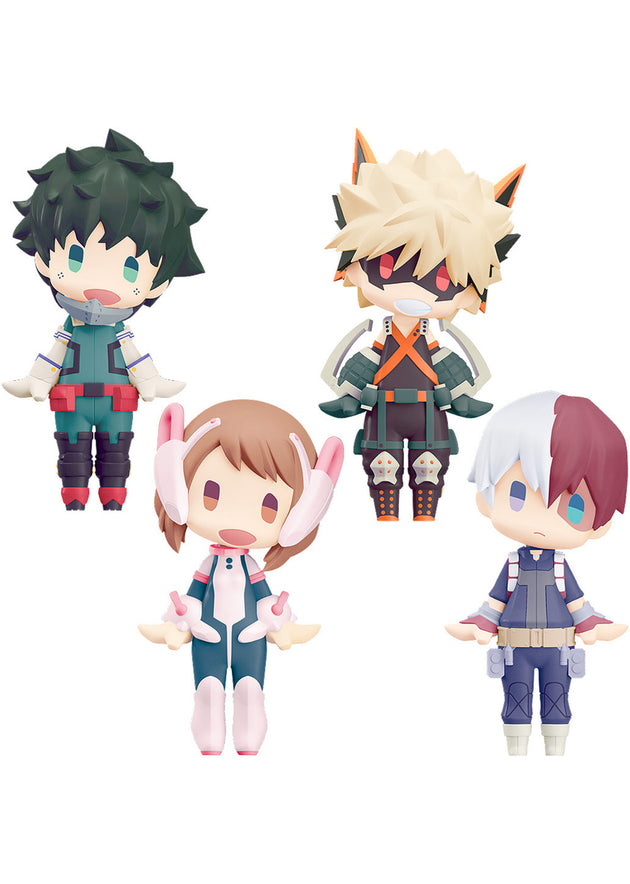 My Hero Academia: HELLO! GOOD SMILE: Izuku Midoriya/Katsuki Bakugo/Ochaco Uraraka/Shoto Todoroki Set (TAKARA TOMY)