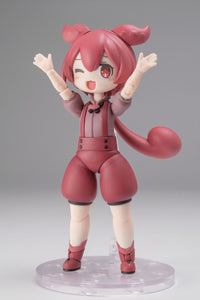 Tohoku Zunko/Zundamon Project: Plafia Ankomon - 1/12 Scale Plastic Model Kit (PLUM)