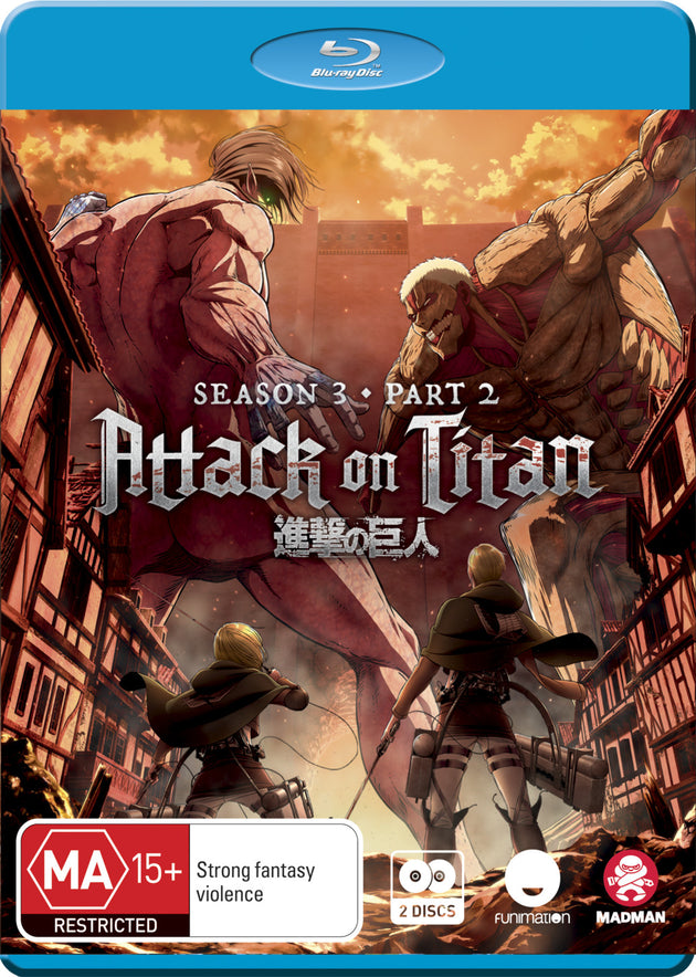 Attack On Titan - Season 3 Part 2 (Eps 50-59) (Blu-Ray)