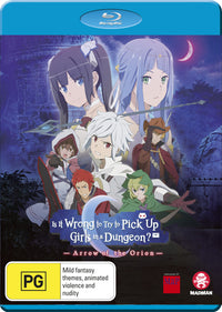 Is It Wrong To Try To Pick Up Girls In A Dungeon? Arrow Of The Orion (Blu-Ray)