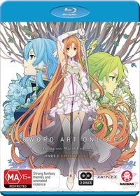 Sword Art Online Alicization -War Of Underworld- Part 2 (Eps 12.5 – 23) (Blu-Ray)