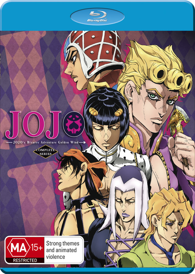 Jojo'S Bizarre Adventure: Golden Wind Complete Series (Blu-Ray)