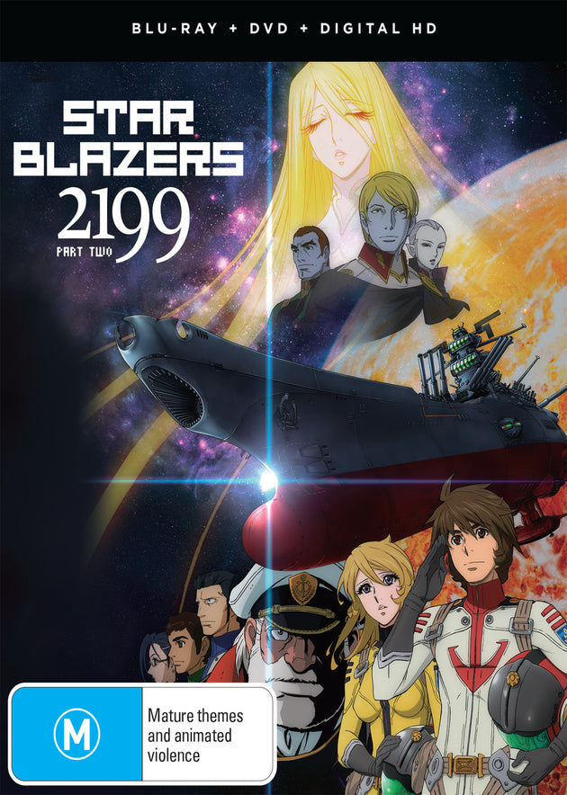 Star Blazers: Space Battleship Yamato 2199 Part 2 (Eps 14-26) Dvd / Blu-Ray Combo