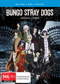 Bungo Stray Dogs Complete Season 3 Dvd / Blu-Ray Combo