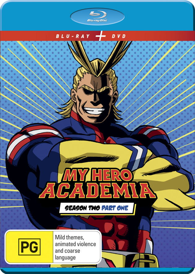 My Hero Academia Season 2 Part 1 Dvd / Blu-Ray Combo