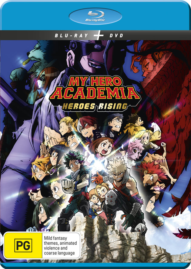 My Hero Academia The Movie: Heroes Rising Dvd/Blu-Ray Combo