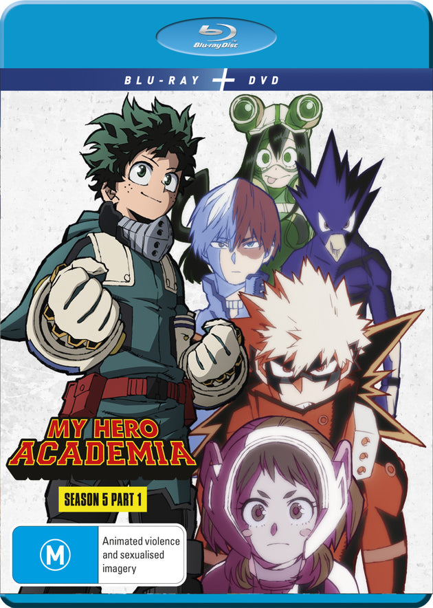 My Hero Academia Season 5 Part 1 Dvd / Blu-Ray Combo