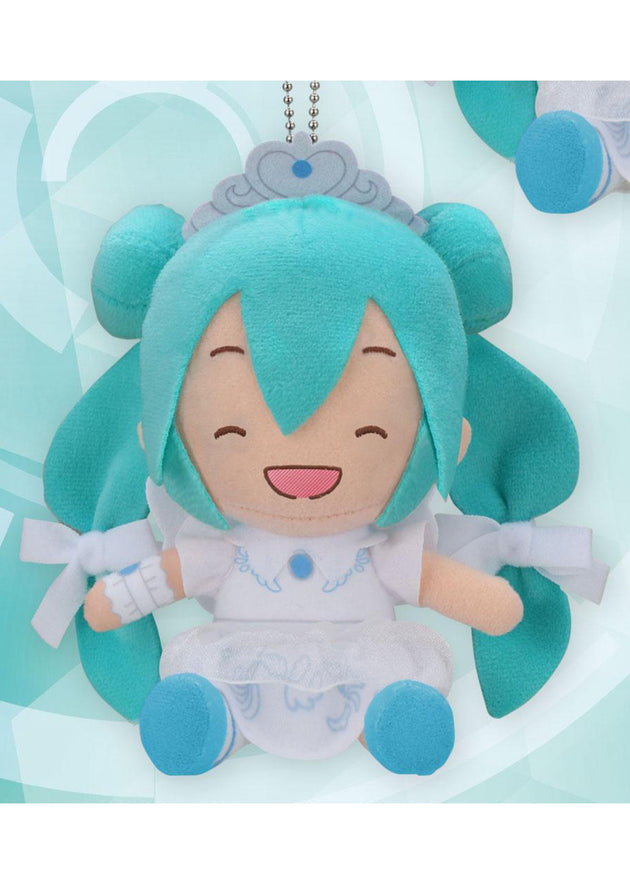 Hatsune Miku Series: Fluffy Prize Plush - Hatsune Miku 15th Anniversary - [B] HAPPY (SEGA)