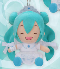 Hatsune Miku Series: Fluffy Prize Plush - Hatsune Miku 15th Anniversary - [B] HAPPY (SEGA)