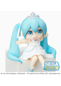 Hatsune Miku Series: Prize Perching Mini Figure - Hatsune Miku 15th Anniversary Ver. - [B] Nokuhashi ver (SEGA)