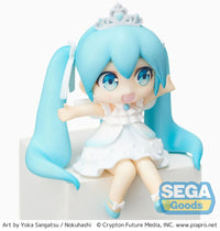 Hatsune Miku Series: Prize Perching Mini Figure - Hatsune Miku 15th Anniversary Ver. - [B] Nokuhashi ver (SEGA)