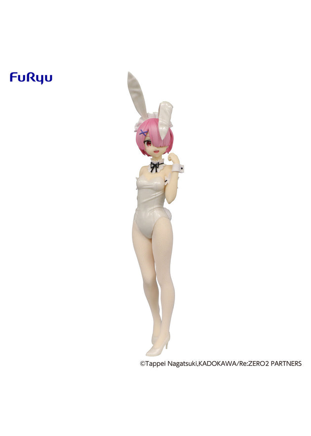 Re:ZERO -Starting Life in Another World: BiCute Bunnies Figure - Ram [White Pearl Color ver.-] (FuRyu)