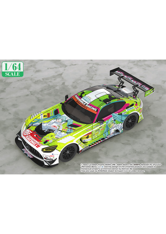 Hatsune Miku GT Project: Good Smile Hatsune Miku AMG [2022 Season Opening Ver.] - 1/64 Diecast Car