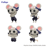 Demon Slayer: Kimetsu no Yaiba: Chokotto Hikkake Figure Petit - Muki Muki Mouse - Set of 4 (FuRyu)