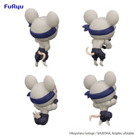 Demon Slayer: Kimetsu no Yaiba: Chokotto Hikkake Figure Petit - Muki Muki Mouse - Set of 4 (FuRyu)