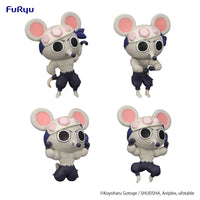 Demon Slayer: Kimetsu no Yaiba: Chokotto Hikkake Figure Petit - Muki Muki Mouse - Set of 4 (FuRyu)