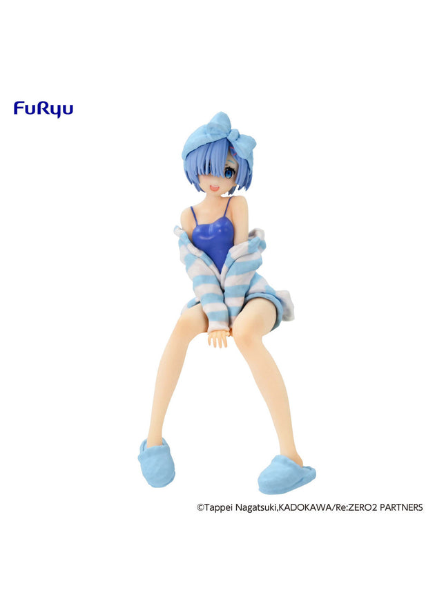 Re:ZERO -Starting Life in Another World-: Noodle Stopper Figure - Rem Room Wear [Another Color ver.] (re-run) (FuRyu)