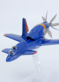 The Wings of Honneamise: Oukoku Air Force Fighter Schira-DOW 3rd (Two-seater) 1/72 Scale Plastic Kit (PLUMPMOA)