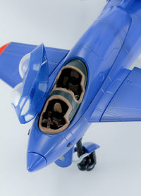 The Wings of Honneamise: Oukoku Air Force Fighter Schira-DOW 3rd (Two-seater) 1/72 Scale Plastic Kit (PLUMPMOA)