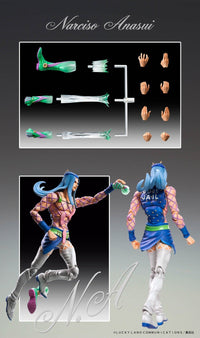 Jojo's Bizarre Adventure Part 6 - Stone Ocean: Narciso - A - Super Action Statue (Medicos)