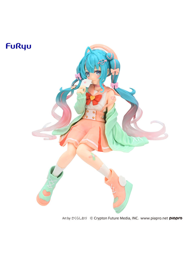 Hatsune Miku: Noodle Stopper Figure -Hatsune Miku /Love Sailor Citrus cream ver.- (FuRyu)