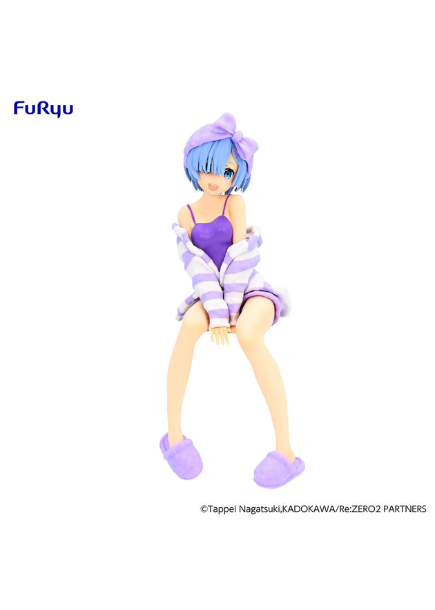 Re:ZERO -Starting Life in Another World-: Noodle Stopper Figure -Rem Room Wear Purple Color ver.- (FURYU Corporation)