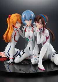 Evangelion: 3.0+1.0 Thrice Upon a Time: Asuka/Rei/Mari: Newtype Cover ver. - 1/8 Scale Figure (KADOKAWA)