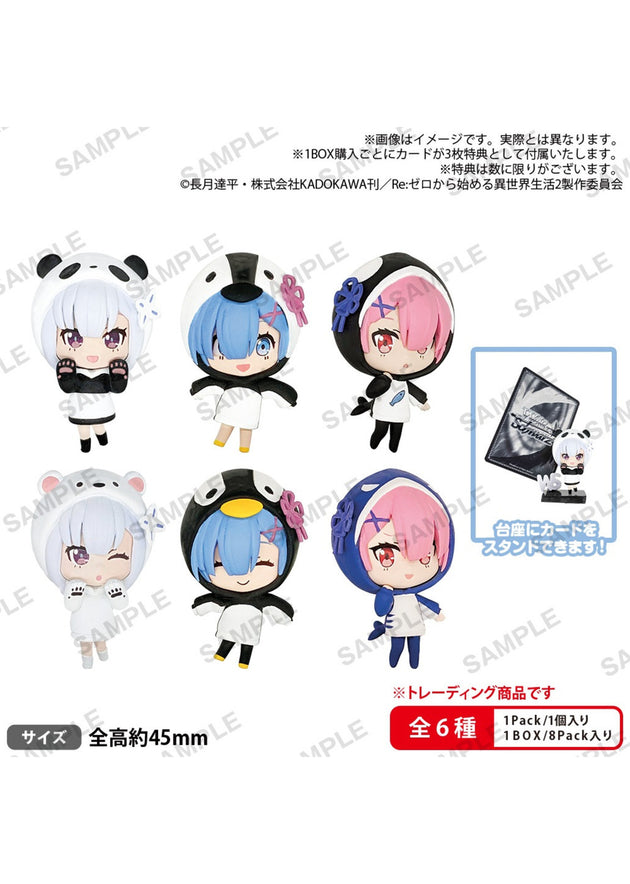 Re:ZERO -Starting Life in Another World-: Shirokuro Capsul - Box of 8 (Bushiroad Creative)