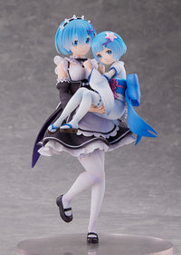 Re:ZERO -Starting Life in Another World-: Rem & Childhood Rem - 1/7 Scale Figure (SEGA)