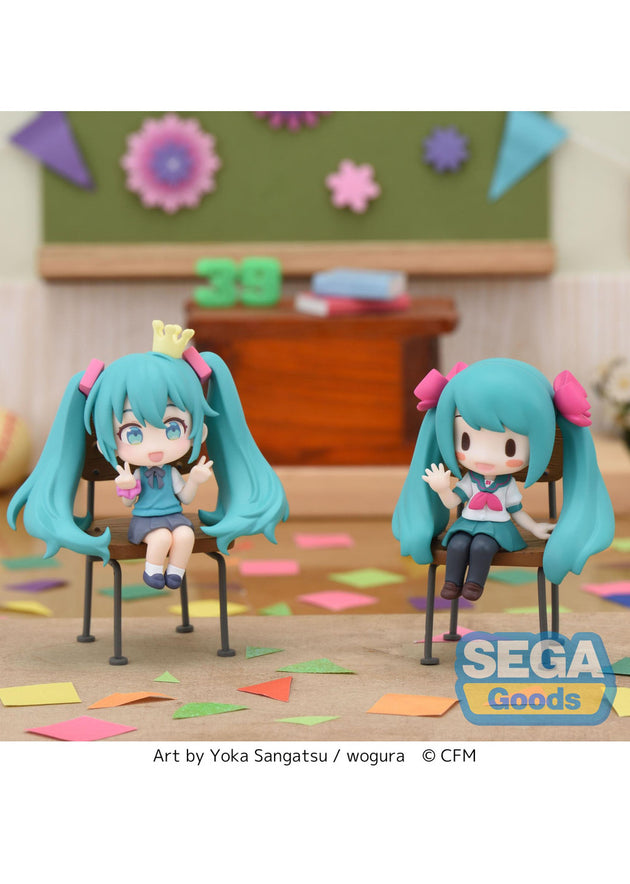 Hatsune Miku: Perching Mini Figure Hatsune Miku 16th Anniversary (EX) - Set of 2 (SEGA)