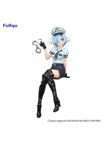 Re:ZERO -Starting Life in Another World-: Noodle Stopper Figure -Rem Police Officer Cap with Dog Ears- (FURYU Corporation)