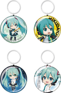 Character Vocal Series 01: Hatsune Miku: Nendoroid Plus Collectible Button Keychains (Set of 4)