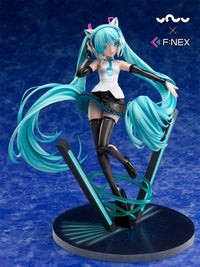 Hatsune Miku: [YOWU x F:NEX] Cat Ear Headphone Ver. 1/7 Scale Figure (FURYU)