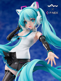 Hatsune Miku: [YOWU x F:NEX] Cat Ear Headphone Ver. 1/7 Scale Figure (FURYU)