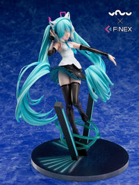 Hatsune Miku: [YOWU x F:NEX] Cat Ear Headphone Ver. 1/7 Scale Figure (FURYU)