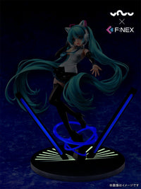 Hatsune Miku: [YOWU x F:NEX] Cat Ear Headphone Ver. 1/7 Scale Figure (FURYU)