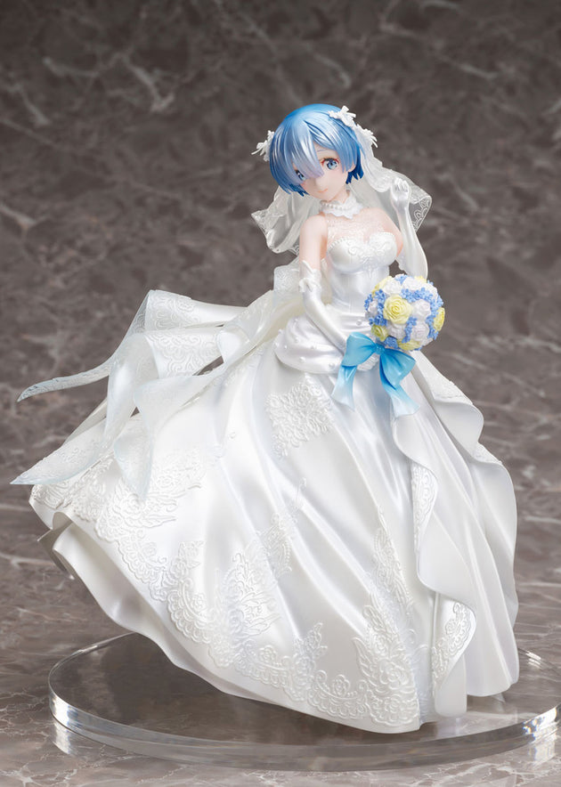 Re:Zero Starting Life in Another World F:Nex Rem (Wedding Dress) 1/7 Scale Figure (Furyu)