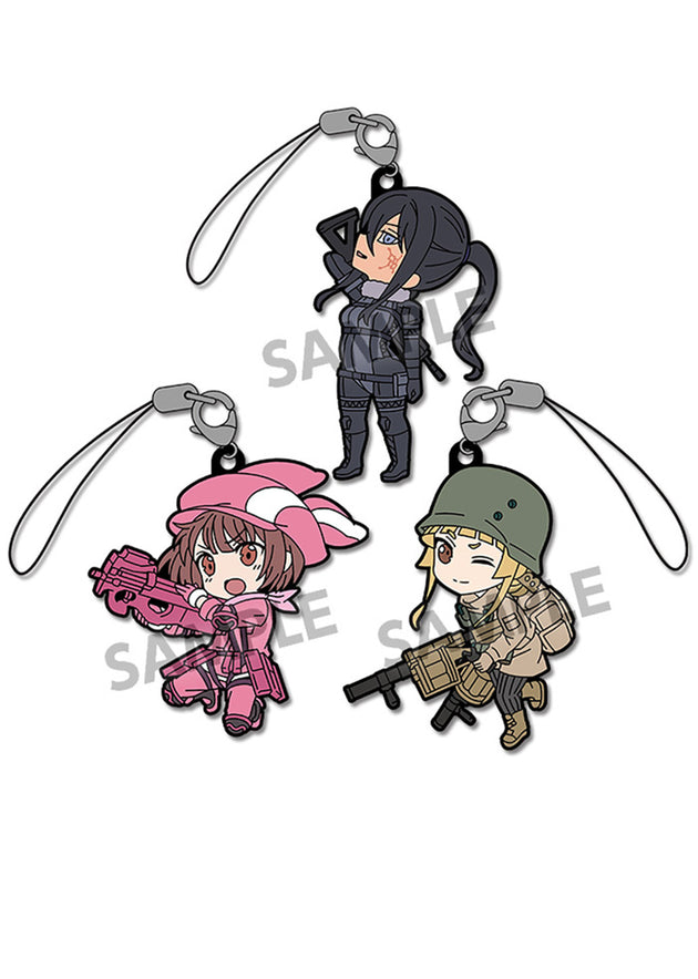 Sword Art Online Alternative Gun Gale Online: Pikuriru! Rubber Strap Set (Set of 3)