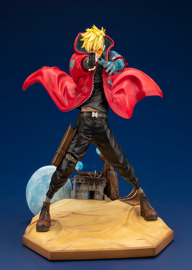 Trigun STAMPEDE: ARTFX J Vash the Stampede TRIGUN STAMPEDE Ver. - 1/8 Pre-Painted PVC Statue (Kotobukiya)