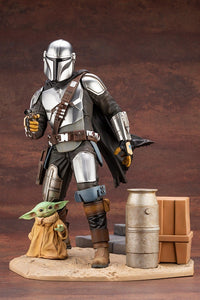 The Mandalorian: Mandalorian & The Child 1/7 Scale ARTFX Figure