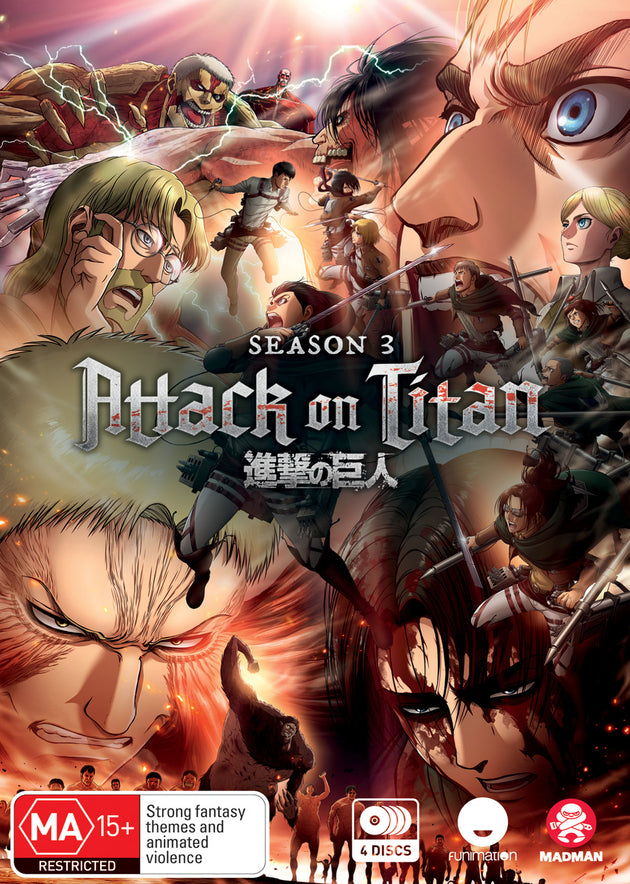 Attack On Titan Complete Season 3 (Eps 38-59)
