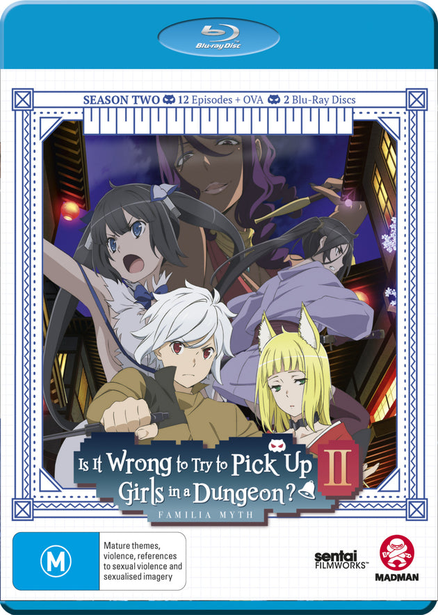 Is It Wrong To Try To Pick Up Girls In A Dungeon? (Season Two) (Blu-Ray)