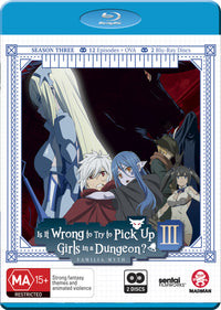 Is It Wrong To Try To Pick Up Girls In A Dungeon? Iii (Season 3) Complete Series (Blu-Ray)