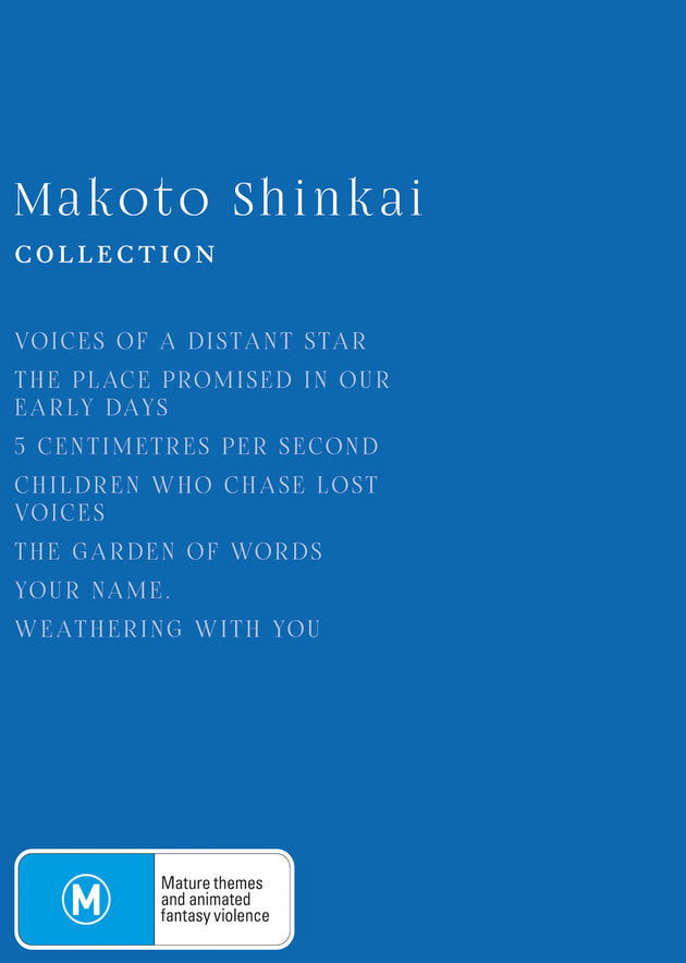 Makoto Shinkai Collection (Blu-Ray)