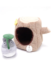 Studio Ghibli Plush: Totoro with Stump House (M) [Sun Arrow]